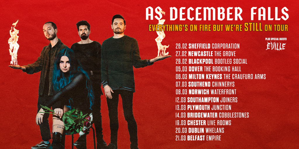 As December Falls + Eville