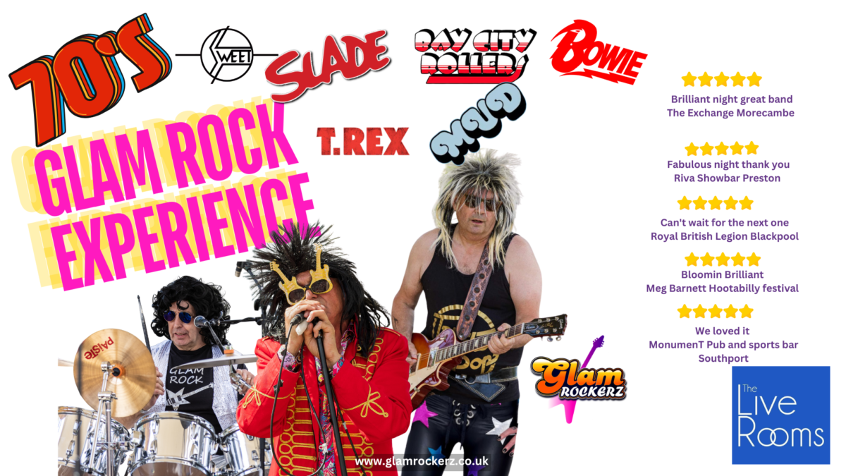 GlamRockerz – A Tribute to the Golden Age of 70s Glam Rock